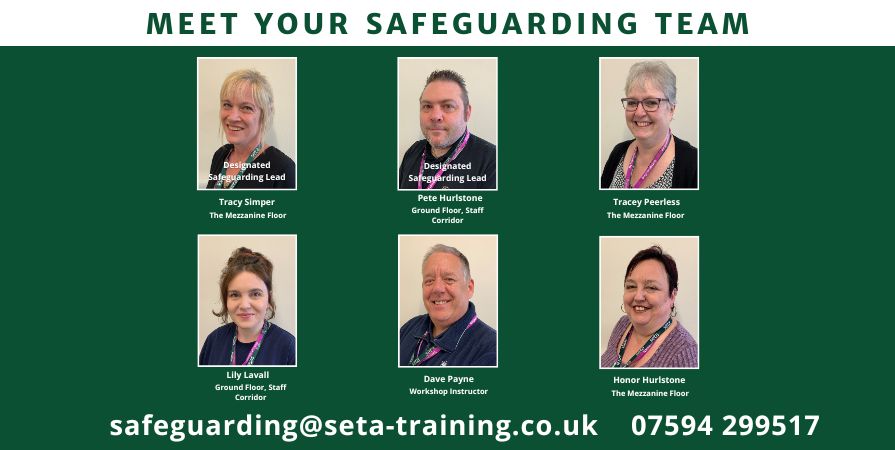 SETA Safeguarding Team Sept 2024